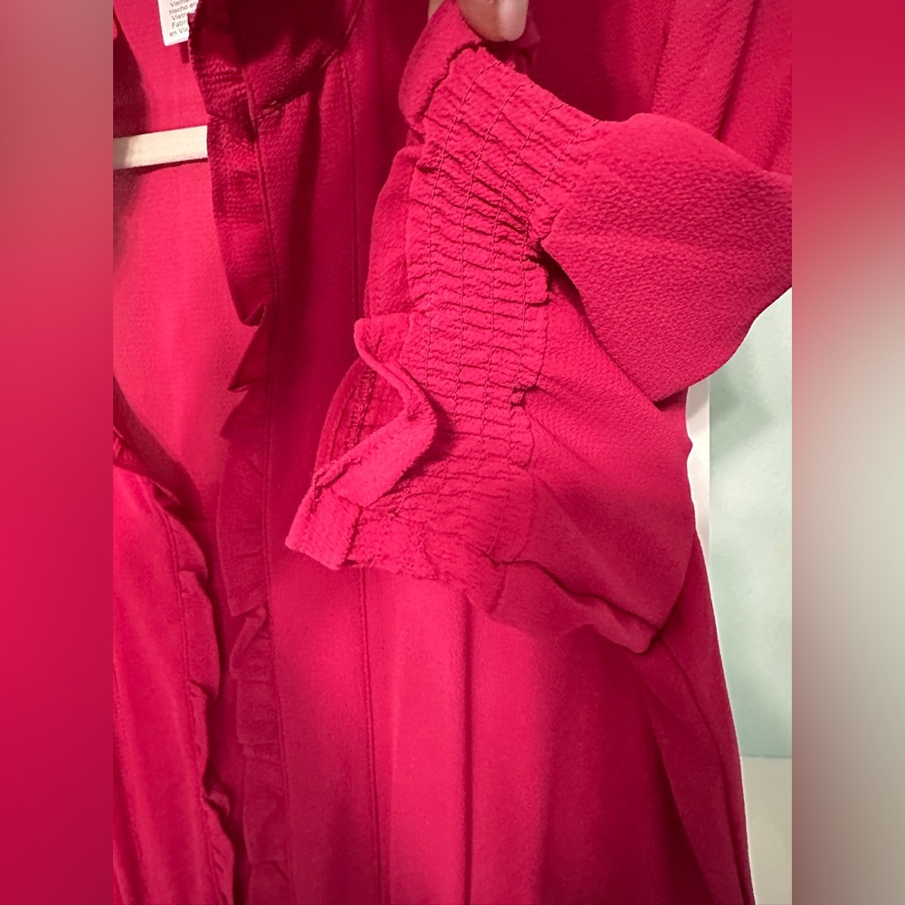 SZ 14 London Times Pink Maxi Dress EXC PRELOVED CONDITION - Picture 5 of 9